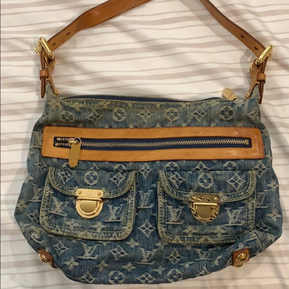 SOLD!!!!!!!Louis Vuitton denim bag